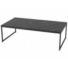 Стол журнальный Инсайд черный мрамор/черный НС