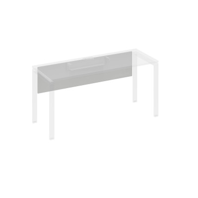 Экран стола 180 с кабель-каналом серый / металлокаркас серый А4 С 844 СЕ