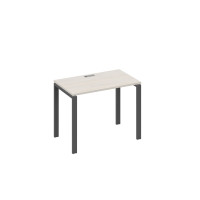 Стол письменный на металлокаркасе UNO дуб / металлокаркас антрацит А4 А1 002 ДШ