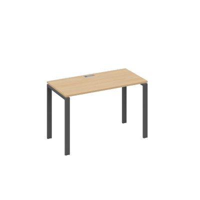 Стол письменный на металлокаркасе UNO натуральный дуб / металлокаркас антрацит А4 А1 003 НД