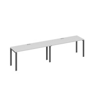 Рабочая станция каркасе UNO (2х160) серый / металлокаркас антрацит А4 А1 005-2 СЕ