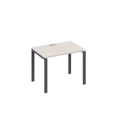 Стол письменный на металлокаркасе UNO дуб / металлокаркас антрацит А4 А1 012 ДШ