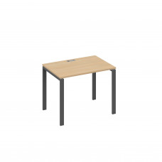 Стол письменный на металлокаркасе UNO натуральный дуб / металлокаркас антрацит А4 А1 012 НД