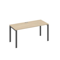 Стол письменный на металлокаркасе UNO дуб скандинавский / металлокаркас антрацит А4 А1 015 ДК