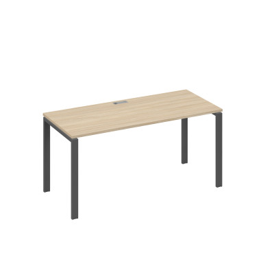 Стол письменный на металлокаркасе UNO дуб скандинавский / металлокаркас антрацит А4 А1 015 ДК