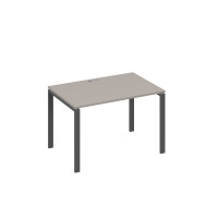 Стол письменный на металлокаркасе UNO мокко премиум / металлокаркас антрацит А4 А1 023 МП