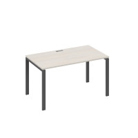 Стол письменный на металлокаркасе UNO дуб / металлокаркас антрацит А4 А1 024 ДШ