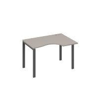 Стол эргономичный правый "Классика" на металлокаркасе UNO мокко премиум / металлокаркас антрацит А4 А1 042 МП