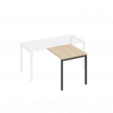 Брифинг-приставка каркас UNO металл дуб скандинавский / металлокаркас антрацит А4 А1 073 ДК