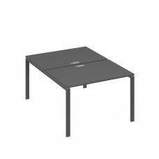 Станция рабочая 2х120 на металлокаркасе UNO антрацит премиум / металлокаркас антрацит А4 А1 176 АР