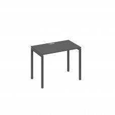Стол письменный на металлокаркасе DUE антрацит премиум / металлокаркас антрацит А4 А2 002 АР