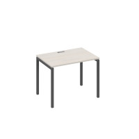 Стол письменный на металлокаркасе DUE дуб / металлокаркас антрацит А4 А2 012 ДШ