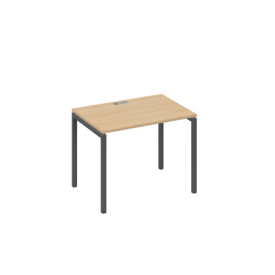 Стол письменный на металлокаркасе DUE натуральный дуб / металлокаркас антрацит А4 А2 012 НД