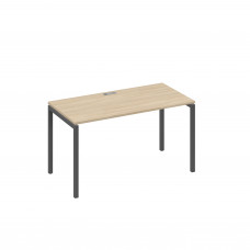 Стол 140x70 письменный на каркасе DUE дуб скандинавский / металлокаркас антрацит А4 А2 014 ДК