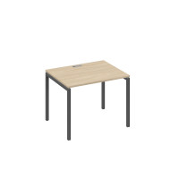 Стол письменный на металлокаркасе DUE дуб скандинавский / металлокаркас антрацит А4 А2 022 ДК