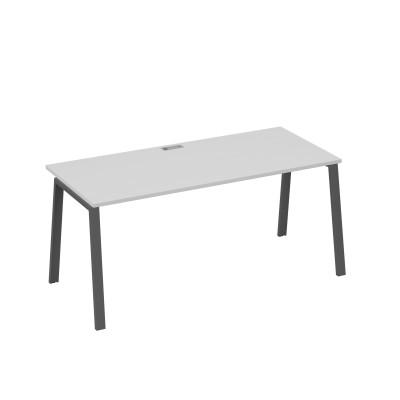 Стол письменный на металлокаркасе TRE серый / металлокаркас антрацит А4 А3 026 СЕ