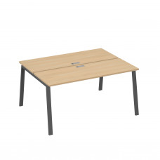 Станция 2х160 рабочая с металлокаркасом TRE натуральный дуб / металлокаркас антрацит А4 А3 172 НД