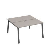 Рабочая станция на металлокаркасе TRE (2х140) мокко премиум / металлокаркас антрацит А4 А3 174 МП