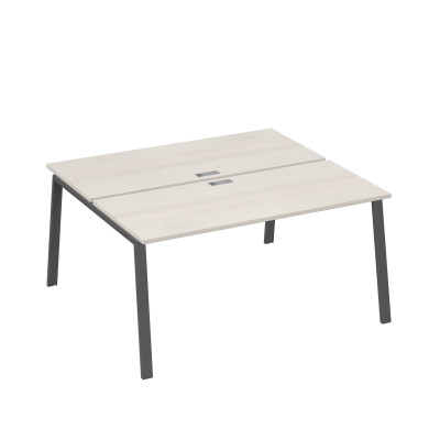 Станция 2х160 на опорах TRE дуб / металлокаркас антрацит А4 А3 175 ДШ