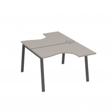 Рабочая станция каркас TRE столы Классика (2х120) мокко премиум / металлокаркас антрацит А4 А3 180 МП