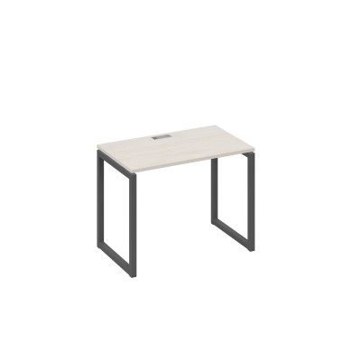 Стол письменный на металлокаркасе QUATTRO дуб / металлокаркас антрацит А4 А4 002 ДШ