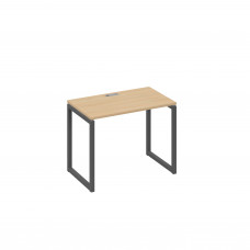 Стол письменный на металлокаркасе QUATTRO натуральный дуб / металлокаркас антрацит А4 А4 002 НД