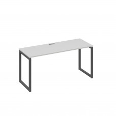 Стол письменный на металлокаркасе QUATTRO серый / металлокаркас антрацит А4 А4 005 СЕ