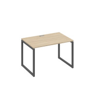 Стол письменный на металлокаркасе QUATTRO дуб скандинавский / металлокаркас антрацит А4 А4 023 ДК