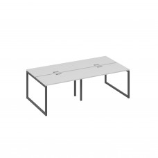 Станция 4х120 рабочая на металлокаркасе QUATTRO серый / металлокаркас антрацит А4 А4 170-2 СЕ