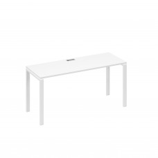 Стол письменный на металлокаркасе UNO белый премиум / металлокаркас белый А4 Б1 005 БП