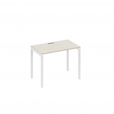 Стол письменный на металлокаркасе DUE дуб / металлокаркас белый А4 Б2 002 ДШ