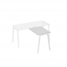 Брифинг-приставка с каркасом TRE серый / металлокаркас белый А4 Б3 071 СЕ