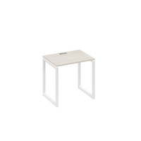 Стол письменный на металлокаркасе QUATTRO дуб / металлокаркас белый А4 Б4 001 ДШ