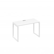 Стол письменный на металлокаркасе QUATTRO белый премиум / металлокаркас белый А4 Б4 003 БП