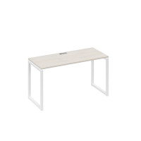 Стол письменный на металлокаркасе QUATTRO дуб / металлокаркас белый А4 Б4 004 ДШ