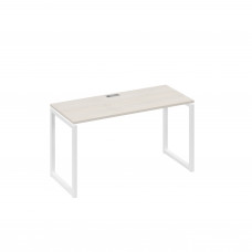 Стол письменный на металлокаркасе QUATTRO дуб / металлокаркас белый А4 Б4 004 ДШ