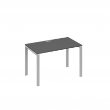 Стол письменный на металлокаркасе UNO антрацит премиум / металлокаркас серый А4 С1 013 АР