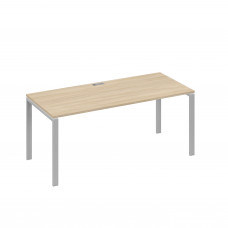 Стол письменный на металлокаркасе UNO дуб скандинавский / металлокаркас серый А4 С1 026 ДК