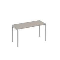 Стол письменный на металлокаркасе DUE мокко премиум / металлокаркас серый А4 С2 004 МП