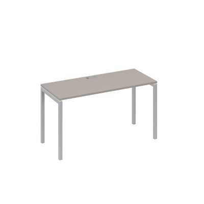 Стол письменный на металлокаркасе DUE мокко премиум / металлокаркас серый А4 С2 004 МП