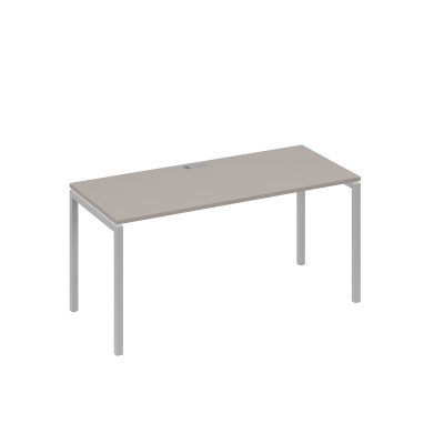 Стол письменный на металлокаркасе DUE мокко премиум / металлокаркас серый А4 С2 015 МП