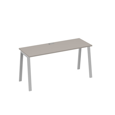 Стол письменный на металлокаркасе TRE мокко премиум / металлокаркас серый А4 С3 005 МП
