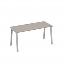Стол письменный на металлокаркасе TRE мокко премиум / металлокаркас серый А4 С3 015 МП