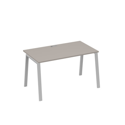 Стол письменный на металлокаркасе TRE мокко премиум / металлокаркас серый А4 С3 024 МП
