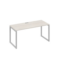 Стол письменный на металлокаркасе QUATTRO дуб / металлокаркас серый А4 С4 015 ДШ