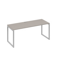 Стол письменный на металлокаркасе QUATTRO мокко премиум / металлокаркас серый А4 С4 016 МП
