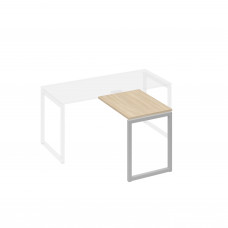 Брифинг-приставка опоры QUATTRO дуб скандинавский / металлокаркас серый А4 С4 071 ДК