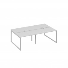 Станция на металлокаркасе QUATTRO 4х120 офисная серый / металлокаркас серый А4 С4 173-2 СЕ