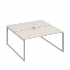 Станция (2х160) рабочая на каркасе QUATTRO дуб / металлокаркас серый А4 С4 178 ДШ