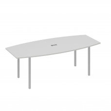Стол для переговоров 220 с каркасом DUE серый / металлокаркас серый А4 С2 114 СЕ